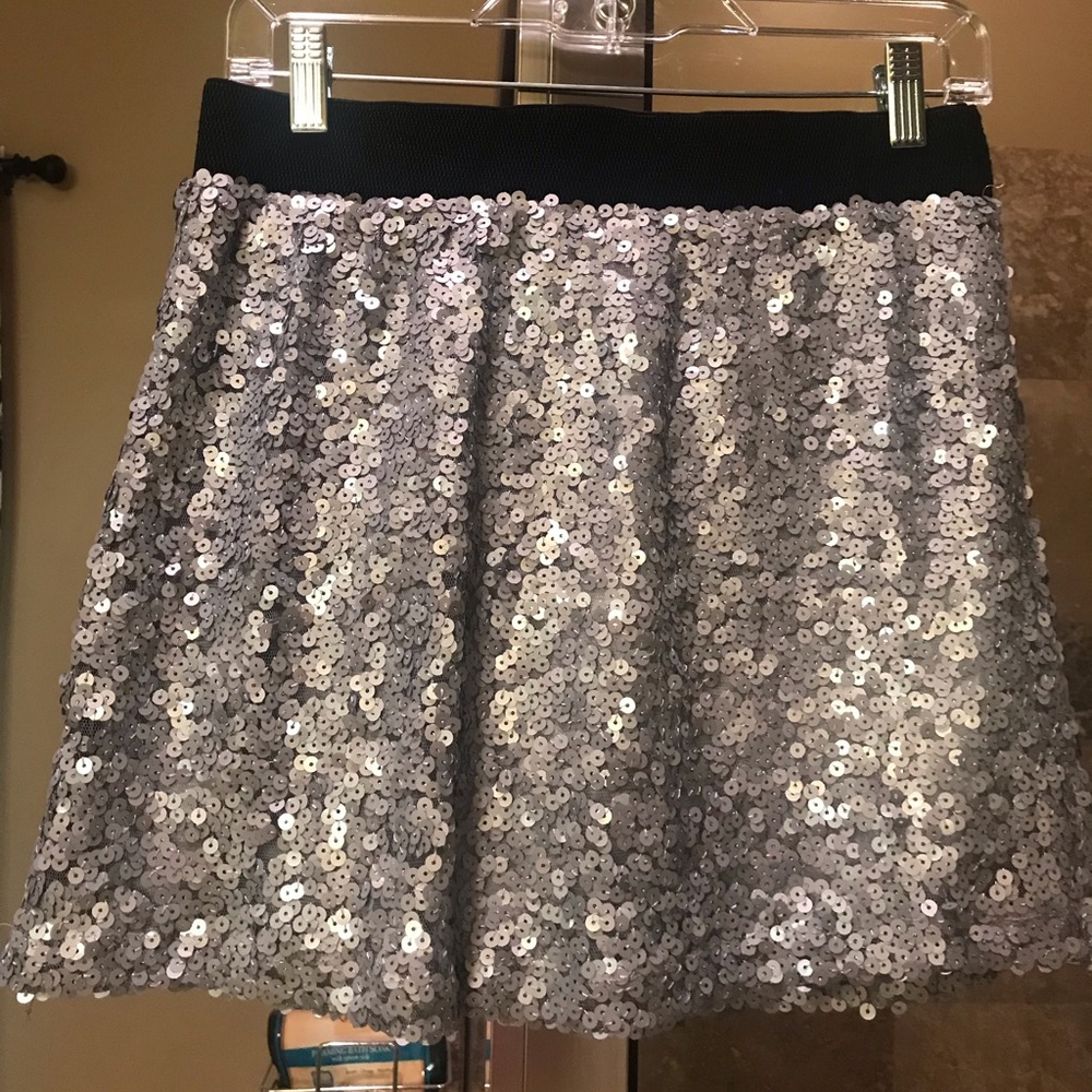 Silver Sequin Mini - image 1